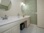 Master Bathroom Offers a Double Vanity and Separate Tub and Shower at 28 Shell Ring